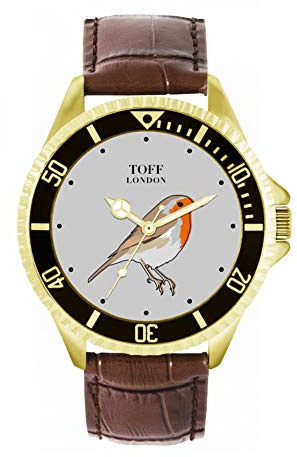 Toff London Robin-Vogel-Uhr