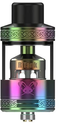 Hellvape Dead Rabbit R RTA Verdampfer, Zubehör für e Zigarette, 25,5 mm, Farbe rainbow