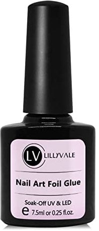 Lillyvale Nail Foils Glue Gel Adhesive Nail Art Transfer For Decal Star Stickers Manicure Decoration UV LED Lamp Required DIY Soak Off (1)