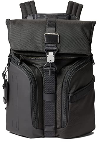 TUMI - Alpha Bravo Logistics Klappdeckel-Rucksack, Schwarz, Taglia unica, Logistik-Rucksack