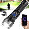 PUNLIM LED Rechargeable Torch Super Bright Flashlights High Lumens Tactical Flashlights, Zoomable Waterproof Flashlight 5 Modes for Emergencies, Camping, Hiking, Hunting, Outdoor （Small）
