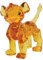Enesco - Disney Facets Simba 3.6 Figure, Taille Unique