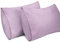 Lirex Lot de 2 Taie Oreiller 40 x 60 cm，100% Coton, Taie d'oreiller Respirantes, Certification Oeko-TEX, Violet Clair