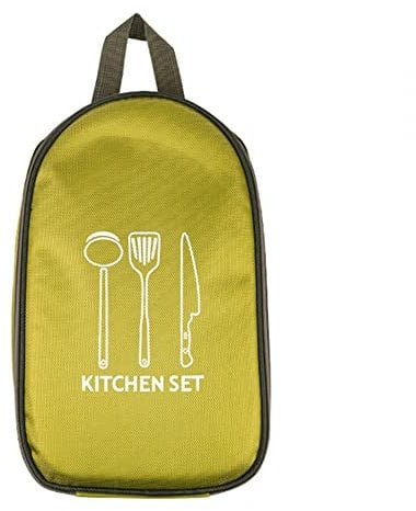 MiOYOOW Küchenutensilien Aufbewahrungstasche, Camping Kochgeschirr Aufbewahrungstasche Tragbare Kochutensilien Tasche für Camping Küche Picknick BBQ