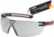 Uvex tune-up Schutzbrille – Sicherheitsbrille mit 100% UV-Schutz - metallfrei, Anti-Beschlag & kratzfest – superleicht (23g) - rot/schwarz, grau 23%