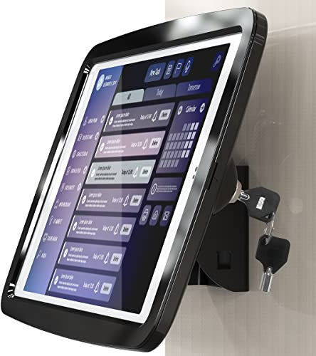 Beelta Antirrobo iPad Soporte de Pared para iPad 10.2 Pulgadas iPad 7ª/8ª/9ª Generación para Negocios y Smart Home Biblioteca Oficina
