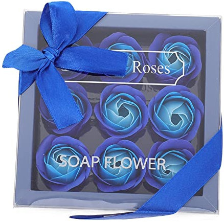 COLLBATH 1 Box Rose Soap Flower Soap Rose Gift Fake Rose Soap Flowers Rose Gifts Rose Petal Soap Paper Gift Wedding Favors Paper Soap Gift Case Artificial Flower Box