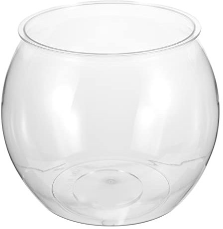 Uonlytech Saftiger Pflanzer Fischglas Aquarium Fischschale Fischtank Kugelaquarium Glasvase Blumenvase Terrarium Glasschale für Zuhause Wohnzimmer Schlafzimmer Büro Schreibtisch Dekoration