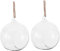 FUNOMOCYA 2pcs Wall Hanging Glass Planter Vase Candle Holder Indoor Flower Pot Succulent Plant Coat Rack Air Fern Plants Vase Hanger for Home Party Wedding Garden DIY Design, 12cm