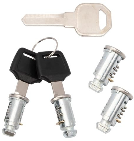 4 Stück Schlosskerne für Thule, Ersatz für Thule Rack Core, Schlüsselzylinder für Fahrradträgerschloss, Dachgepäckschlösser, Dachträgerschlösser, Querstangen, Türme, Skiträger usw