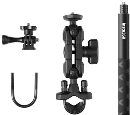 Insta360 Motorcycle U-Bolt Mount and Invisible Selfie Stick for One X / X2 / X3 / One R/One RS (ICDINMBBD/B70)