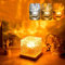 Wave Lampe Farbwechsel,Angebote des Tages Heute,Wasserwellen Lampe,3 Farben Rotierende Dynamische Wellen Deckenprojektion Stimmungslicht Holzsockel mit Fernbedienung Mini Polarlichter Nordlicht Lampe