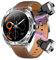 Hipipooo Smart Uhr T95 2 in 1 Bluetooth Kopfhörer HiFi Musik Ohrhörer Männer Frauen Sport Fitness Tracker Smartwatch Headset（T95-Silber）