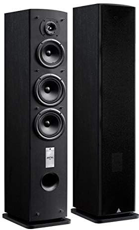 Triangle - Enceinte Hi-FI Antal 902 - Enceinte Colonne - Puissance Admissible 120W - Rendement 91 DB/W/m – Polyvalente Musique et Home-Cinéma - 220 x 1070 x 280 mm - Noir (Paire)