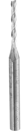 sourcing map Spiral Router Bit 1/8 Cut Dia 2 Flutes Up Cut End Mill Bits Milling Cutter for Wood Carving Engraving (1/4 Shank 1 Cut Length 3 Long 30 Degree Helix HRC49-51)