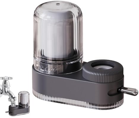 Depuratore per rubinetto Flowpure - Filtro per acqua per lavandino - Purificatore d'acqua per rubinetto ad alta efficienza - Filtro composito 100% naturale a 7 strati - Accessori da cucina Filtri