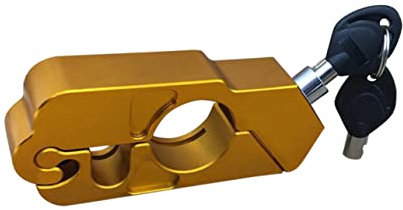 BUGUUYO Candado Para Moto Bloqueo De Manillar De Aluminio Cnc Seguridad Freno De Manillar