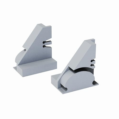 Sintrix Fab Lot de 2 embouts - Compatible avec rail de commande Velux 948536 - Remplacement pour les stores pliants FHU et anciens FHL - Version renforcée - Plastique de qualité supérieure