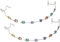Stakee 1 Par De Brackets Metálicos De Colores, Decoración Dental con Alambres Metálicos Y Ligaduras De Ortodoncia.