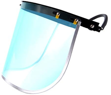 HYTROVE 1 Stück Aluminium Helm Visier Schutzmaske Spritzschutz Gesichtsmaske für Schweißen Langlebig und für und