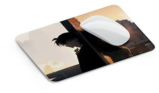 Xiaoxin Anime Mouse Pad, Couple MousePad XL, XXL Souris Pad/Non Slip Base, Stitching Edge Office Game Multi functional Table Pad/Laptop Accessory ProtectivePad (9.4x7.9in)