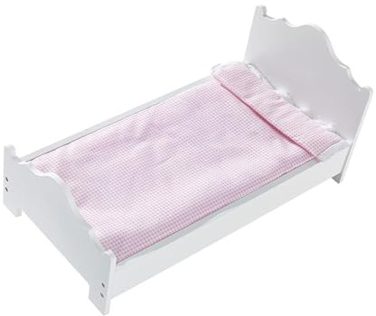 MotiveTech Kinder Rollenspiel Krippe Prinzessin Puppenbett Einfache Montage mit Mini Decke
