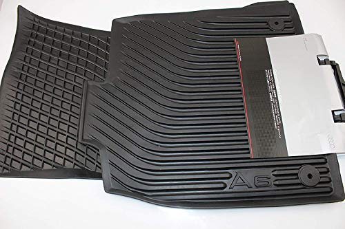 Audi 4G1061501041 Gummifußmatten Vorne, Schwarz, 2 Stück