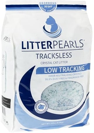 Litter Pearls Tracksless Kieselgel für Katzen, 6,8 kg