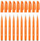 Pentel SES15C-F - Brush Sign Pen Faserschreiber, 10 Stück, orange