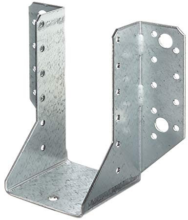 Alberts 335144 Support U | type A - ailes extérieures | galvanisé Sendzimir | 64 x 128 mm