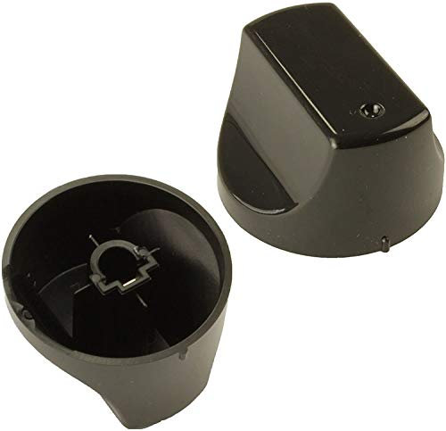 Hotpoint Oven Cooker Black Control Switch Knobs (Pack of 2)