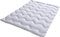 REDBEST Steppbett, Bettdecke Atlanta weiß Größe 200x200 cm - Textilfaser - Feuchtigkeitsabtransport, Liegekomfort, waschbar, ergonomische Wellensteppung - Wärmestufe 2