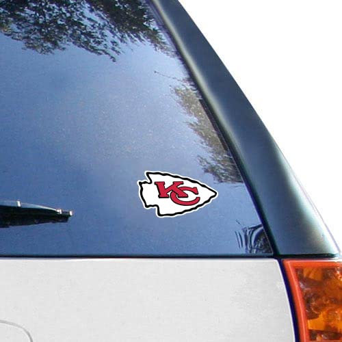 WinCraft Kansas City Chiefs Logo 10,2 x 10,2 cm Farbe Perfect Cut Aufkleber