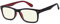Eyekepper Computer Lesebrille,UV Schutz,Blendschutz,Entspiegelt Anti-Blaulicht Lesehilfe (Schwarz rot, Gelb getönte Gläser) +2.0