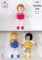King Cole 9102 Strickmuster Kinder Puppen Spielzeug in Big Value DK
