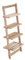 Mobile inclinato scaletta porta asciugamani bagno in legno 4 ripiani shabby chic 42 * 26 * 100 cm da appoggio AOX-759284