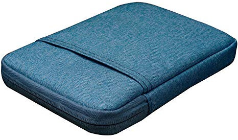GUOCU Etui Housse Pochette en Nylon pour Amazon Kindle 10ème génération 2019, Kindle Paperwhite/ 6 Kindle Oasis/Toute Nouvelle Liseuse Kindle, écran Tactile 6,Lac Bleu,6(14X18.5X2cm)