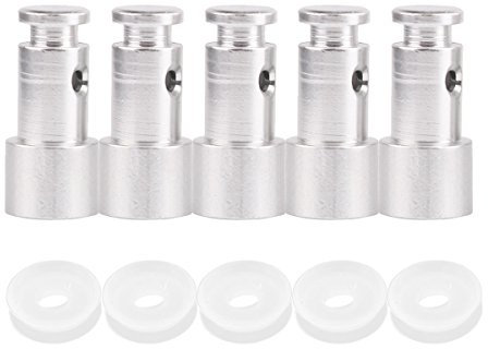 inhzoy 5 Pack Universal Floater and Sealer Valve Seal Ring Replacement for Power Pressure Cookers 01 Silver One Size
