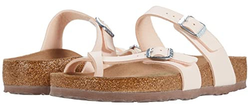 Birkenstock Womens Mayari Vegan Light Rose Birkibuc 36 R EU Women's 5-5.5 US