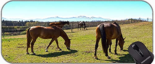 Gaming Mauspad, Frühling Natur Landschaft Alpen Gaming Mousepad