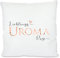Manufaktur Liebevoll personalisiertes Kissen - Geschenk und Dankeschön für Uroma oder Uropa - Dekokissen und Kuchelkissen (Uroma)