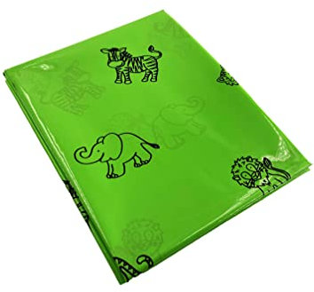 Craftplay Tapis de Protection pour Table - 1,5 m x 1,5 m - Vert - Idéal pour Les activités salissantes - Plastique résistant et imperméable - Facile à Nettoyer