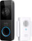eufy Security, Wi-Fi-Video-Türklingel-Kit, 1080p-Auflösung, keine monatlichen Gebühren, Personenerkennung, 2-Wege-Audio, 16 GB Micro-SD-Karte enthalten(Generalüberholt)