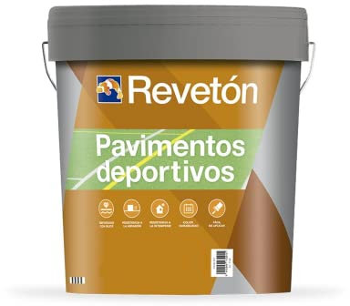 Reveton - PINTURA PAVIMENTOS DEPORTIVOS AL AGUA 4 LT - VERDE RAL 6001
