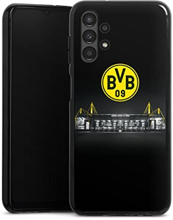 DeinDesign Silikon Hülle kompatibel mit Samsung Galaxy A13 4G Case schwarz Handyhülle BVB Stadion Borussia Dortmund