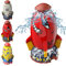 Rocket Water Sprinkler Children's Outdoor Water Sprinkler Water Rocket Sprinkler Water Toy Garden Lawn Sprinkler Children Outdoor Water Toy Sprinkler for Children Rocket Shape
