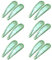 ZEVONDA Glitzer Haar Schnappclips - Metall Haarspangen Bunte Glitzer Pailletten Haarspangen Haarspangen Haarspangen Haarstyling Zubehör für Kleinkinder Kinder Mädchen Frauen, Grün *12