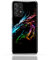 KX-Mobile Handyhülle für iPhone 7 Hülle aus Silikon/TPU für die Rückseite mit Motiv 3527 bunter Drache Rauch Schwarz