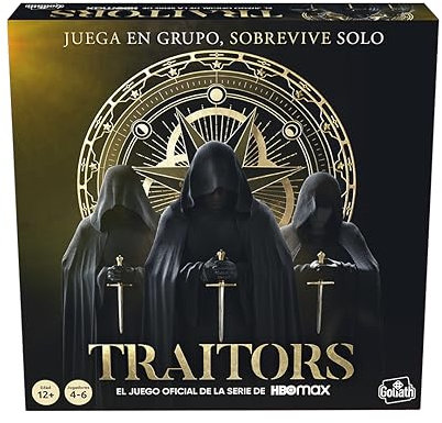 The Traitors - Juego de Mesa Oficial - Basado en la Serie de TV - ¿Pueden los Fieles Atrapar al Traidor? para 4-6 Jugadores - Mayores de 12 años
