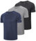 Gaiatiger 3 Pack Gym Tops Men Light Running Clothes Quick Dry Workout Moisture Wicking Active Athletic Fitness Sport Short Sleeve T-Shirts(521) BGN-L